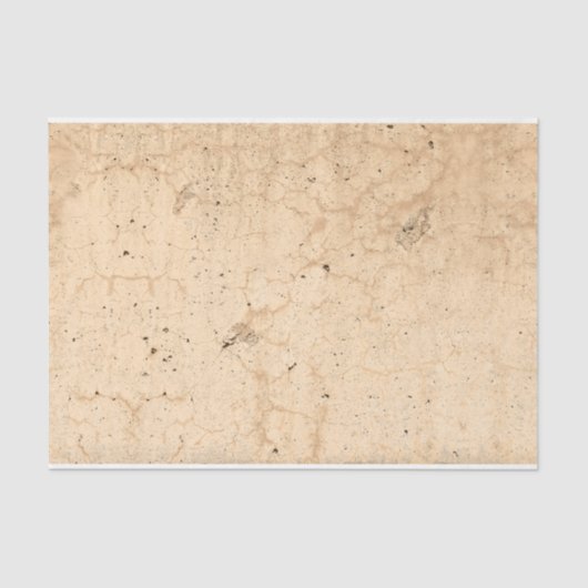 Vintages antikes Beige Landhaus Seidenpapier (Vorderseite)