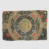 Vintages antikes Design-1 Golfhandtuch (Horizontal)