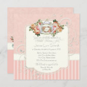 Vintages antikes einladung (Vorne/Hinten)