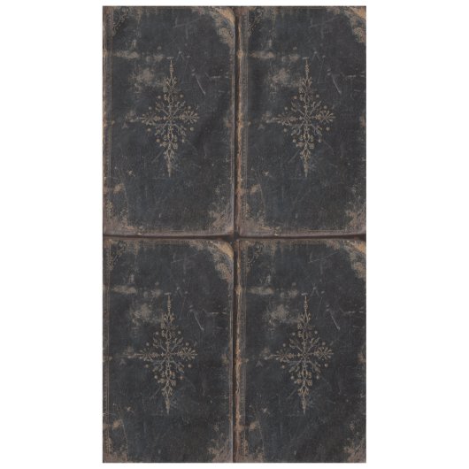 Vintages antikes Goldblatt-Leder Tischdecke (Vorderseite)