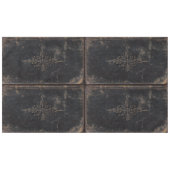 Vintages antikes Goldblatt-Leder Tischdecke (Vorderseite (Horizontal))