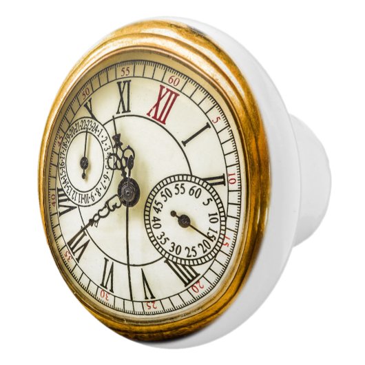 Vintages antikes Industriesteampunkt Keramikknauf (Rechts)