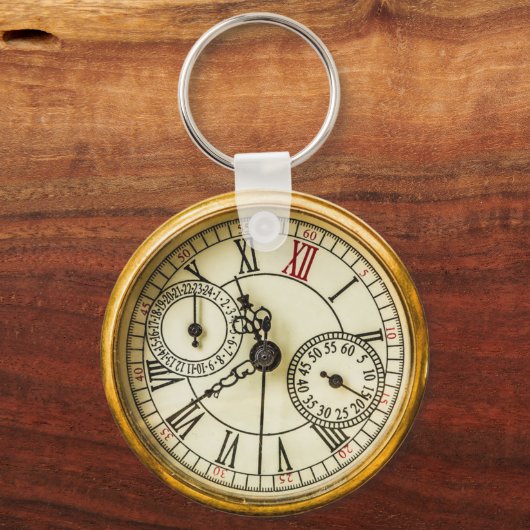 Vintages antikes Industriesteampunkt Schlüsselanhänger (Vorderseite)