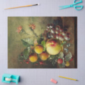 Vintages antikes Obst Stillleben Entdeckungsreise Seidenpapier (Basteln)