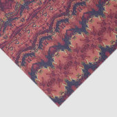 Vintages antikes rosa Burgundy-Muster Seidenpapier (Ausschnitt)