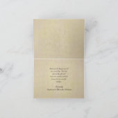 Vintages antikes Teastadion, kundenspezifisch Dank Dankeskarte (Innenseite)