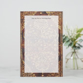 Vintages Antiquitätenbild Briefpapier (Stehend Vorderseite)