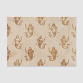 Vintages Antiquitätenteppichpapier Seidenpapier (Vorderseite)