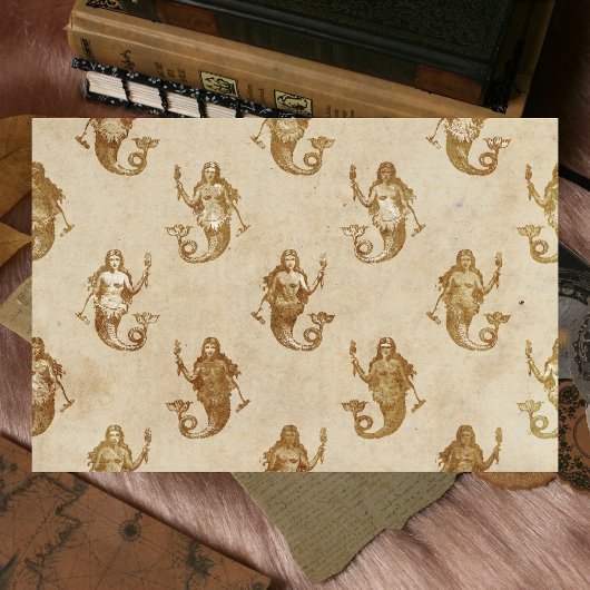 Vintages Antiquitätenteppichpapier Seidenpapier