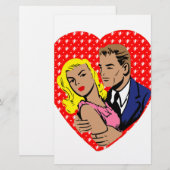 Vintages Antivalentin Briefpapier (Vorne/Hinten)
