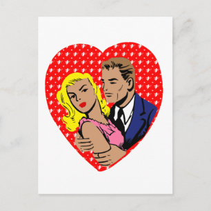 Vintages Antivalentin Feiertagspostkarte