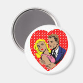 Vintages Antivalentin Magnet (Vorderseite/Rückseite)