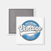 Vintages Antwerpener-Logo Magnet (Vorderseite/Rückseite)