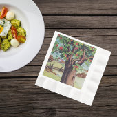 Vintages Apfelbaum-Wiesenfeld Serviette