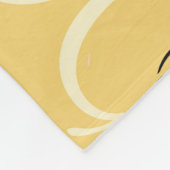 Vintages Apple-Muster: Hintergrundbild. Fleecedecke (Ecke)