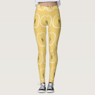 Vintages Apple-Muster: Hintergrundbild. Leggings