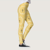 Vintages Apple-Muster: Hintergrundbild. Leggings (Rechts)