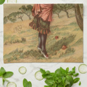 Vintages Apple-Sammeln Küchentuch (Gefaltet)