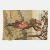 Vintages Apple-Sammeln Küchentuch (Horizontal)