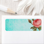 Vintages Aqua mit Rose UAWG (Insitu)