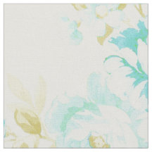 Vintages aquamarines Blumenmuster
