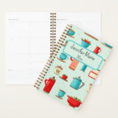 Vintages Aquamarines Red Kiteschema Planer (Anzeige)