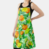 Vintages Aquarellmuster - Lemon Zweig mit fl Schürze (InSitu)