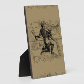 Vintages Aquarius-Sternbild von Hevelius 1690 Fotoplatte (Seite)