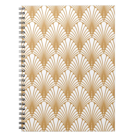 Vintages Arabesque Geometric Nahtloses Muster Notizblock (Vorderseite)