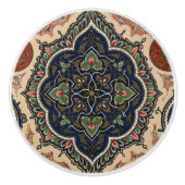 Vintages arabisches Muster Keramikknauf (Vorderseite)