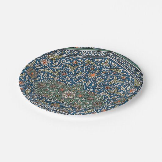 Vintages arabisches Muster Pappteller (Schrägansicht)