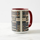 Vintages arabisches Muster Tasse (VorderseiteRechts)
