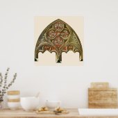 Vintages architektonisches Element, dekorative Bög Poster (Küche)