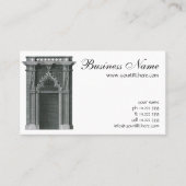 Vintages architektonisches Element, gotische Türe Visitenkarte (Vorderseite)