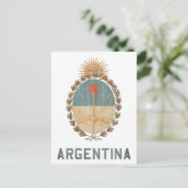 Vintages Argentinien Postkarte (Stehend Vorderseite)