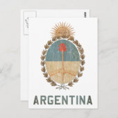 Vintages Argentinien Postkarte (Vorne/Hinten)