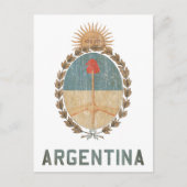 Vintages Argentinien Postkarte (Vorderseite)
