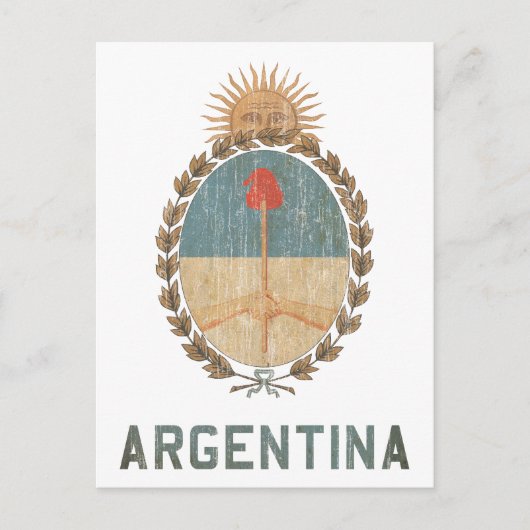 Vintages Argentinien Postkarte (Vorderseite)