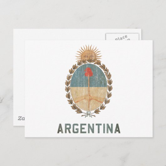 Vintages Argentinien Postkarte (Vorne/Hinten)