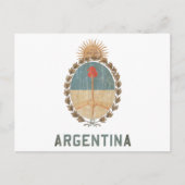 Vintages Argentinien Postkarte (Vorderseite)