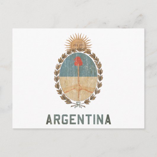 Vintages Argentinien Postkarte (Vorderseite)