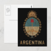 Vintages Argentinien Postkarte (Vorne/Hinten)