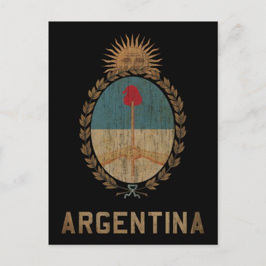 Vintages Argentinien Postkarte (Vorderseite)