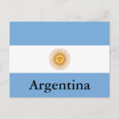 Vintages Argentinien Tourismus Postkarte (Vorderseite)