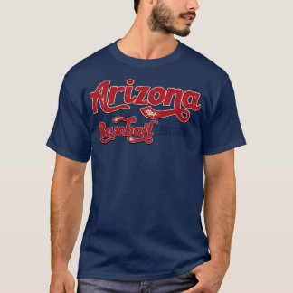 Vintages Arizona Baseball Est 1998 Baseball Lover T-Shirt