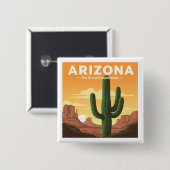 Vintages Arizona Button (Vorne & Hinten)