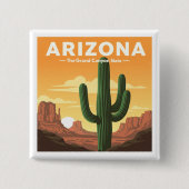 Vintages Arizona Button (Vorderseite)