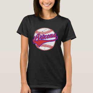 Vintages Arizona City-Baseball für Männer Frauen T-Shirt