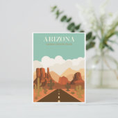 Vintages Arizona Grand Canyon Postkarte (Stehend Vorderseite)