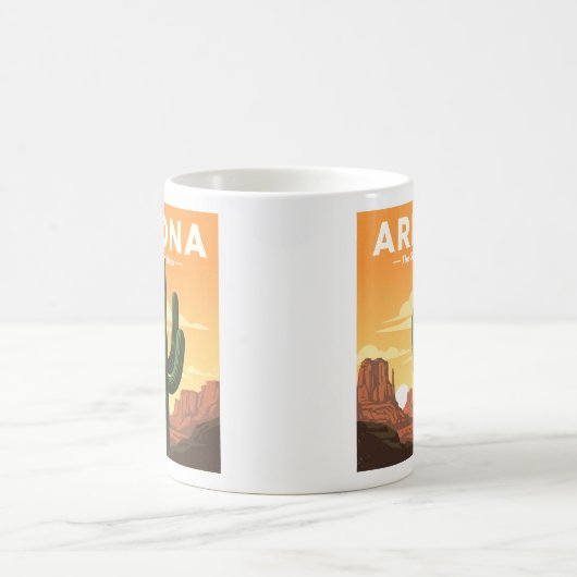 Vintages Arizona Kaffeetasse (Mittel)
